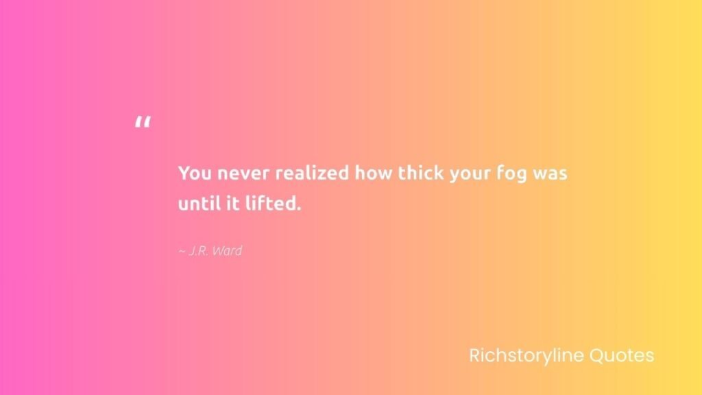 captions for foggy weather